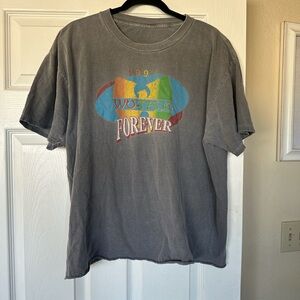Gray Wu-Tang T-Shirt with Colorful Logo